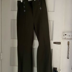 Green dress pants